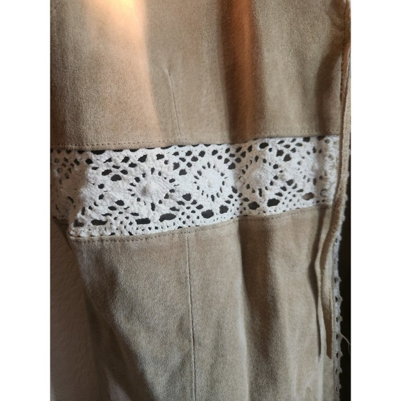 Wilson Leather Maxima Long Oversized Leather Boho Jacket Xl - Picture 5 of 15